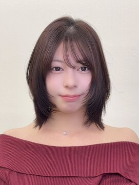 ジーナ 博多(Zina) 似合わせレイヤーロブ＋ケアカラー＋超音波TR/TAKATO