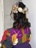 スタジオカラー(Studio Color)&nbsp;ハーフアップ×袴のお着付け