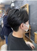 フェザーパーマ／ニュアンスパーマ／韓国マッシュ／我孫子/men's
