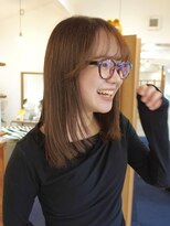 ディッセンバー 伊勢崎(December) レイヤーボブ/グレージュ/レイヤーカット/ミルクティーベージュ
