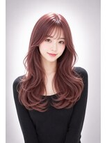 エートス(ethos)&nbsp;三好市美容室 髪質改善ピンクベージュロング