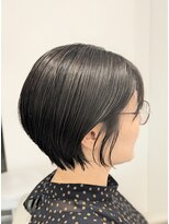 リュール バイ ヘッドライト 北千住店(lueur by HEADLIGHT)&nbsp;黒髪/大人ショートグラボブ/髪質改善【北千住】