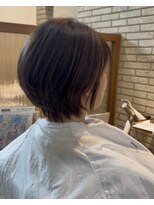 ハピネスフィール 宇治店(Happiness FEEL)&nbsp;丸みくびれショート白髪ぼかしショートボブ
