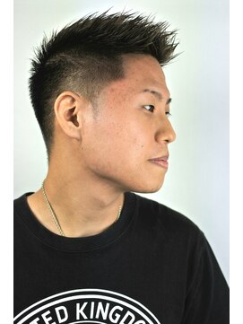 サニーズ バーバー(Sunny's barber) アップバングセミウェットショート