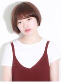 ナチュラルマニッシュショートフレンチボブオレンジュ