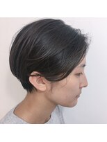 ハニーマスタード(HONEY MUSTARD)&nbsp;【お客様スタイル】襟足短めコンパクトなハンサムショート