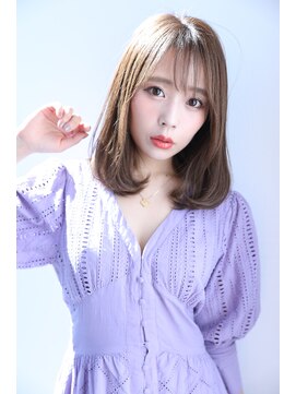 ノンダメージサロン ステラバイボヌール(Stella by Bonheur) 【ノンダメージサロンStella】シースルーバングのフェミディ