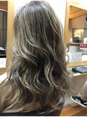 しっかりハイライト×パールベージュ