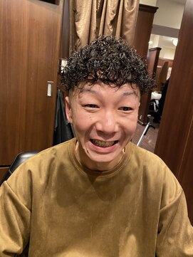 ヒロギンザ 田町店(HIRO GINZA) メンズハードパーマスタイル