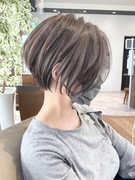 バンプ ギンザ(BUMP GINZA) 《30代40代》白髪ぼかしハイライト×前下がりボブ【イケダ】★