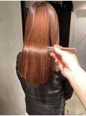 香村式髪質改善 ピンクベージュ  伏見/丸の内/名古屋