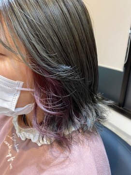 アトリエコア(Atelier Coa) 【ブリーチ必須!オリーブカラー×ピンク】