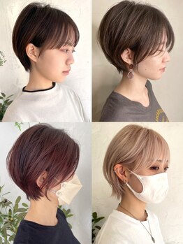 トレヘアー(tRe hair)の写真/【二条駅徒歩5分】高いデザイン性はもちろん、次の日の再現性も重要！扱いやすく手ぐしでまとまる☆