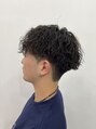 ノーブル シェアサロン(NOBLE ＋Shaire salon)&nbsp;センターパートにツイストスパイラルは安定にかっこよすぎます！