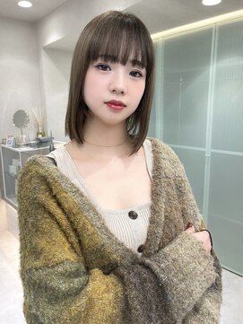 ロンド マーレ 天神大名店(Lond mare) 韓国巻き くびれ巻き 顔まわりレイヤー レイヤーカット 前髪