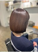 30代40代50代ミルクティーアッシュチョコレートショートヘア
