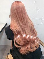 ベレーザ 渋谷(BELEZA)&nbsp;3686ニュアンスカラー波巻きシルキーベージュ艶髪ホワイトピンク