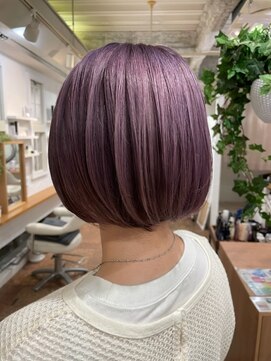 ヘアサロン リーフ(Hair Salon Leaf) ラベンダーピンク