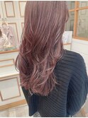 斜めバング/グレージュカラー/シルキーベージュ/韓国/渋谷