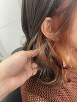 アオアクア バイ グルグル 小岩店(ao akua by GULGUL)&nbsp;○赤み消しカラー×オレンジインナー○