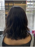 ミディアム　パーマ　髪質改善　オージュア[恵比寿/恵比寿西口]