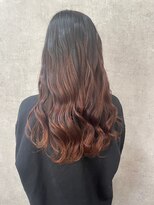 ヘアーワークス ボナ(HAIR WORKS bona.)&nbsp;ゆるふわロングパーマ 髪質改善Trとデジタルパーマ  カラー