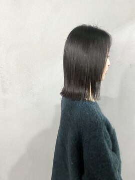 タグ(#tag) #切りっぱなしボブ