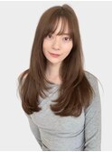 ロングレイヤーカットうるツヤヘルシースタイル