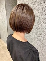 ビームズ ヘアー ブラン(Bee ms HAIR Blanc+)&nbsp;小顔見せショートベージュカラーブリーチしない透明感カラー