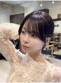 顔まわり/小顔カット/似合わせ/前髪/韓国/谷町四丁目