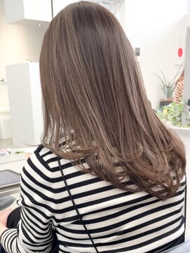 ボーテコンシェル 錦糸町(beaute concier) ミルクティーベージュダブルカラーインナーカラーケアブリーチ