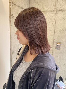 キャンバスアニュー 川崎(canvas anew.) ミディアムレイヤー ピンクブラウン／川崎／ハイトーンカラー