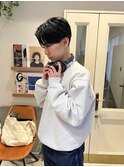 ニュアンスパーマ/毛流れ