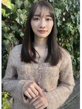 ディフィー 渋谷(defi)&nbsp;シースルーバング×ナチュラルストレート
