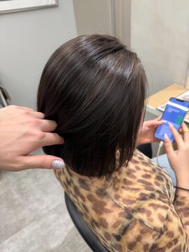 アヴァンス 京橋店(AVANCE) ボブ×ハイライト!クリアグレージュ