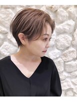 モアナ バイ ヘッドライト うるま店(Moana by HEADLIGHT)&nbsp;Moana【うるま】#ハンサムショート#ベージュ#20代30代40代