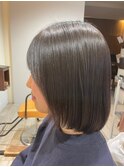 マッシュショート丸みショート黒髪ショートベリーショート40代