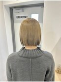 切りっぱなしボブ