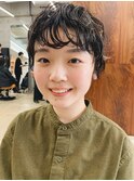 レイヤーカット/ウェーブショート