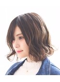 マレットヘア、ボブパーマ、レイヤー(EIGHT  北谷　荒井)