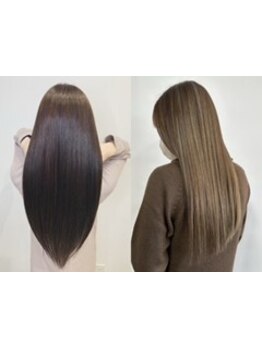 髪の骨格を整え、強く美しく育てる「髪質改善ストレート」♪クセ、うねりが気になる方に◎