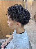 刈り上げツイストスパイラルパーマ　植木涼太