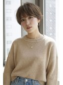 ショートレイヤー×マロンブラウン