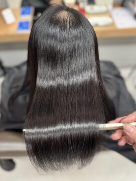 シャルムバイケンジ(Charm.by KENJE) 天使の縮毛矯正銀座髪質改善前髪ピンクベージュアンブレラカラー