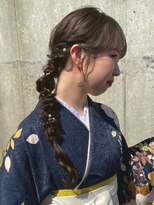 ザザ ZA/ZA 神楽坂 サイド編みおろしヘア