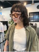 ウルフパーマニュアンスパーマくせ毛風パーマ登戸向ヶ丘遊園