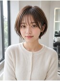 レイヤーボブ髪型20代30代40代50代前髪あり前髪なし面長丸顔越谷