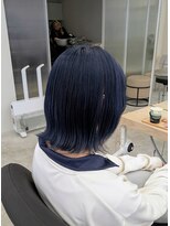 エイト ホワイト 札幌駅前店(EIGHT white) 【透明感】ディープネイビー×ボブ