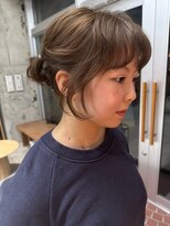 ニディ(Nide)&nbsp;ブリーチなしダブルカラーオリーブベージュ