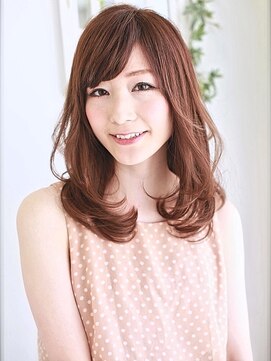 ヘアメイク フレンシア(hair make flencia) ひし形シルエットのセミディ